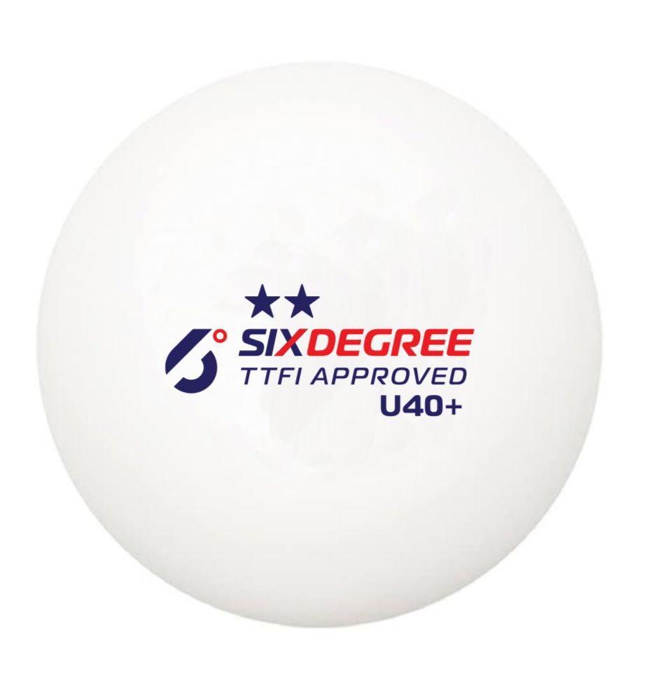 Six Degree Two Star Table Tennis Ball Pack of 150 balls